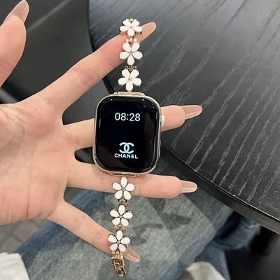 بند اپل واچ مدل گل بابونه BA1533