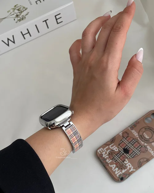 بند اپل واچ مدل Burberry بنگل BA1644