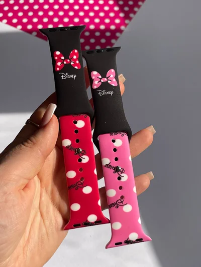 بند اپل واچ مدل سیلیکون طرحدار دیزنی پاپیون BA1520