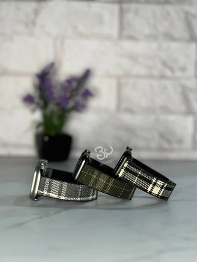 بند اپل واچ مدل BA1213 Magnetic Plaid