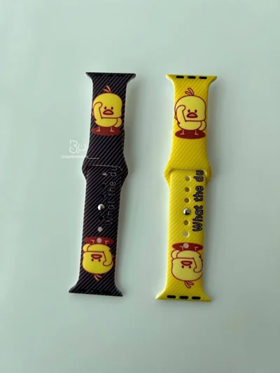 بند اپل واچ مدل سیلیکون طرحدار duck جوجه BA1524
