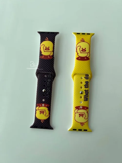 بند اپل واچ مدل سیلیکون طرحدار duck جوجه BA1524