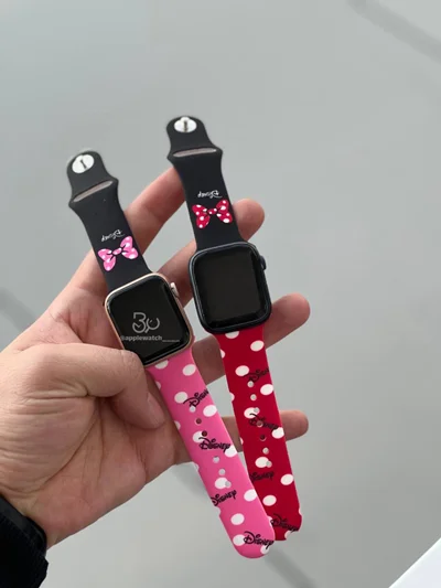 بند اپل واچ مدل سیلیکون طرحدار دیزنی پاپیون BA1520