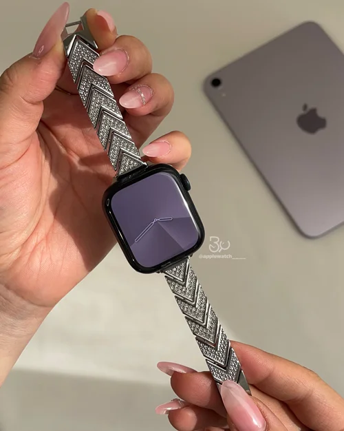 بند اپل واچ مدل jewel باریک BA1630
