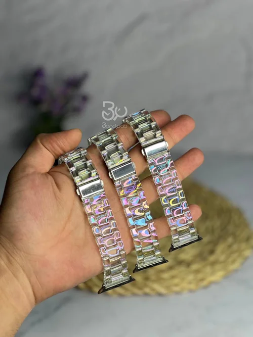 بند اپل واچ مدل رزین هلوگرامی BA1338