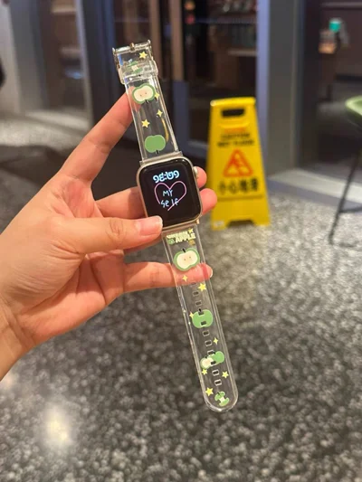 بند اپل واچ مدل شفاف سیب سبز BA1584